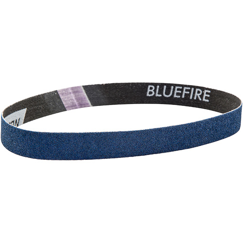 BlueFire&reg; File Belt, 3/4" W x 20-1/2" L, Zirconia Alumina, 120 Grit Nassau Supply