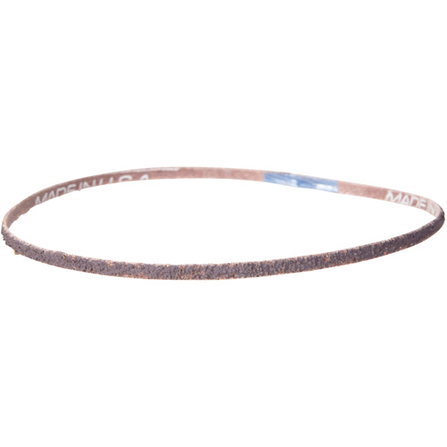 Metalite&reg; Cloth File Sanding Belt, 1/4" W x 24" L, Aluminum Oxide, 60 Grit Nassau Supply