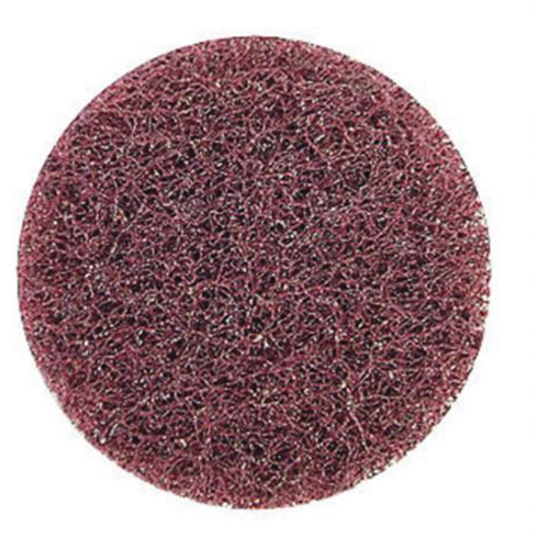Bear-Tex&reg; High Strength Non-Woven Quick-Change Buffing Disc, 2" Dia., Medium Grit, Aluminum Oxide Nassau Supply