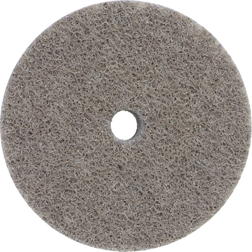 Bear-Tex&reg; Non-Woven Unified Wheel, 3" x 1/4", 3/8" Arbor, Fine Grit, Aluminum Oxide Nassau Supply