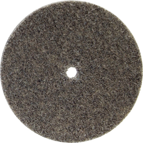 Disque unifi&eacute; non tiss&eacute; Bear-Tex, 3" x 1/4", Arbre de 3/8", Grain de Cors&eacute;, Oxyde d'aluminium Nassau Supply