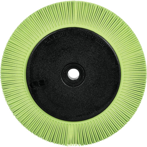 Scotch-Brite Type S Precision Radial Bristle Brush PN-RB with Flange, Ceramic, 50+ Grit, 8" Dia. Nassau Supply