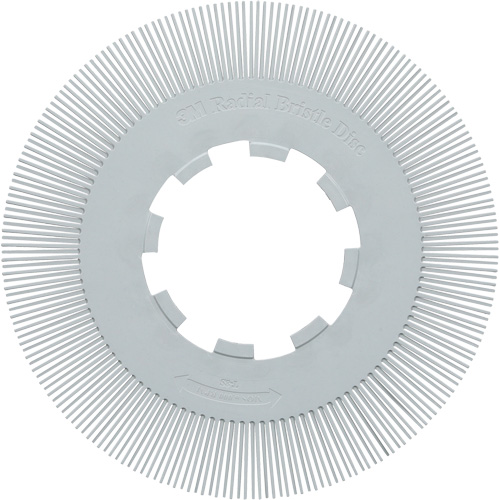Scotch-Brite Type S Precision Radial Bristle Brush PN-RB without Adapter, Ceramic, 120+ Grit, 8" Dia. Nassau Supply