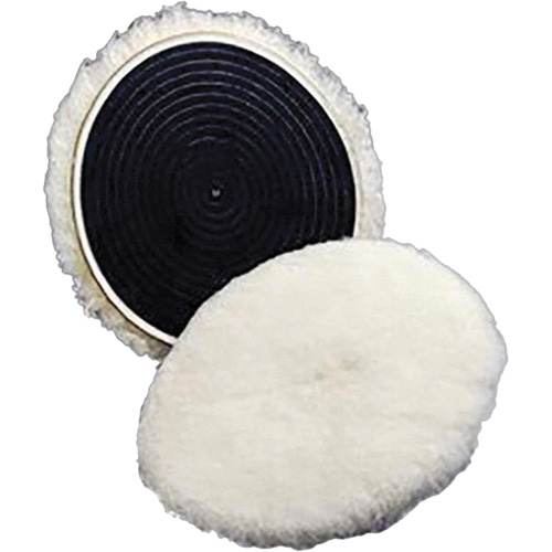Finesse-it Natural Buffing Pad 82531, 7" Dia., Wool Nassau Supply