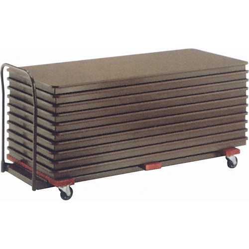 Chariots de table empilables plats, 97,5" la x 31,25" p x 36,25" h Nassau Supply