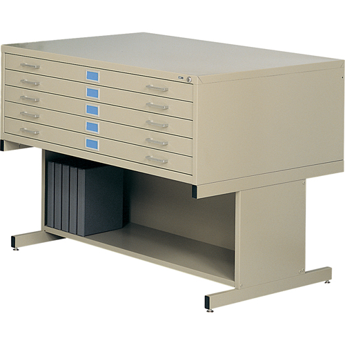 Classeurs en acier pour plans, 5 Tiroirs, 40-3/8" la x 29-3/8" p x 16-1/2" h Nassau Supply