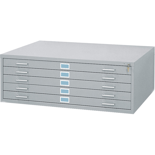 Classeurs en acier pour plans, 5 Tiroirs, 46-3/8" la x 35-3/8" p x 16-1/2" h Nassau Supply