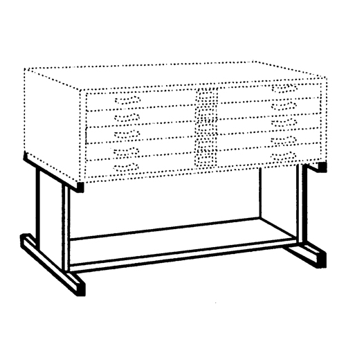 High Base for Steel Plan File Cabinet Nassau Supply