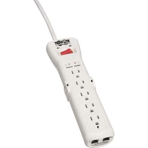 Limiteurs de surtension Protect-It, 7 Prises, 2470 J, 1800 W, Cordon 7' Nassau Supply