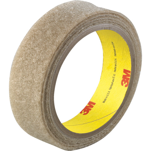 Flame-Resistant Fastener, Loop, 50 yds x 1", Sew-On, Beige Nassau Supply