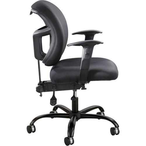 Chaises de travail pour usage intensif 24/7 Alday, Nylon, Noir, Capacit&eacute; 500 lb Nassau Supply
