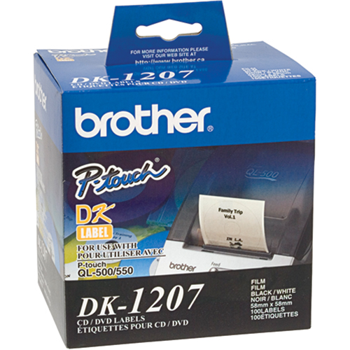 &eacute;tiquettes pour DC/DVD rondes coup&eacute;es &agrave; l'emporte pi&egrave;ce de s&eacute;rie DK Nassau Supply