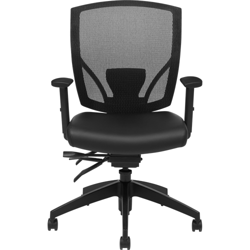 Chaises &agrave; bras Multi-Tilter, Vinyle, Noir, Capacit&eacute; 300 lb Nassau Supply