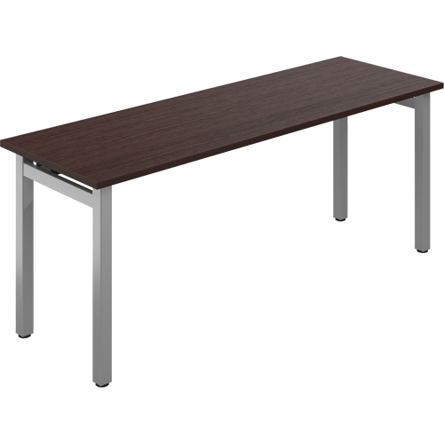 Ionic Desk Tables, 72" W x 29" H, Dark Brown Nassau Supply