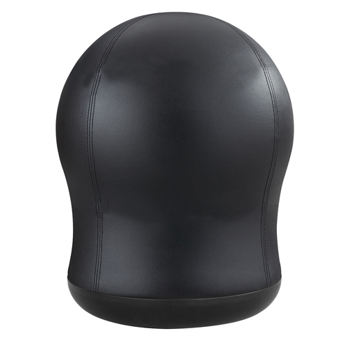 Zenergy Swivel Ball Chair, Vinyl, Black, 250 lbs. Capacity Nassau Supply