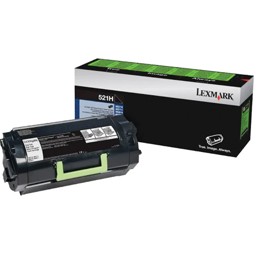 Cartouche d'encre en poudre haut rendement 521H pour imprimante laser, Nouveau, Noir Nassau Supply