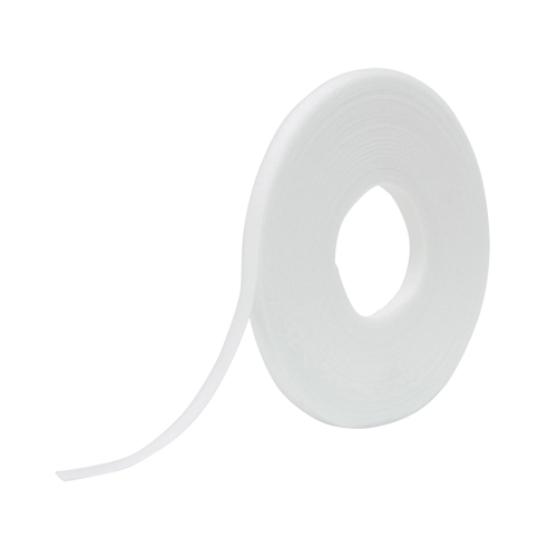 One-Wrap&reg; Fastener Tape, Hook & Loop, 25 yds x 1/2", Self-Grip, White Nassau Supply