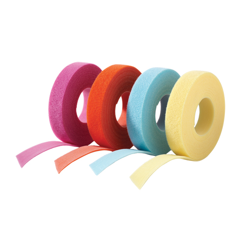 One-Wrap&reg; Cable Management Tape, Hook & Loop, 25 yds x 5/8", Self-Grip, Orange Nassau Supply