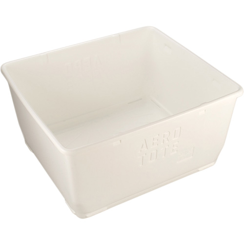 Contenant de rangement pour la nourriture, Plastique, Capacit&eacute; de 108 gal., Blanc Nassau Supply