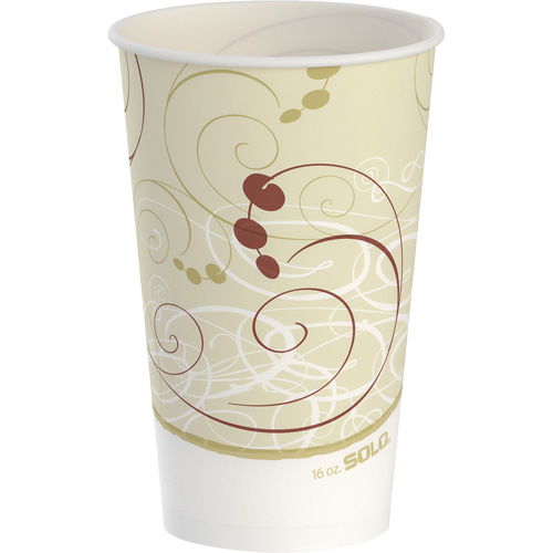 Dart&reg; Solo&reg; Waxed Disposable Cup, Paper, 16 oz., Multi-Colour Nassau Supply