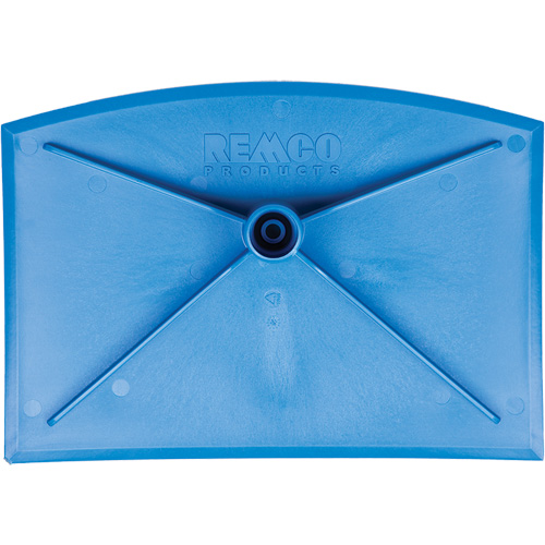 Food Hoe Head, Blue, 8" W x 11-1/4" L Nassau Supply