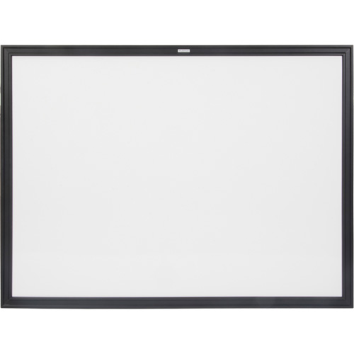 Tableau blanc &agrave; cadre MDF noir, Effacement &agrave; sec/Magn&eacute;tique, 48" la x 36" h Nassau Supply