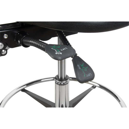 Heavy-Duty Ergonomic Stool, Mobile, Adjustable Height, 250 lbs. Capacity Nassau Supply