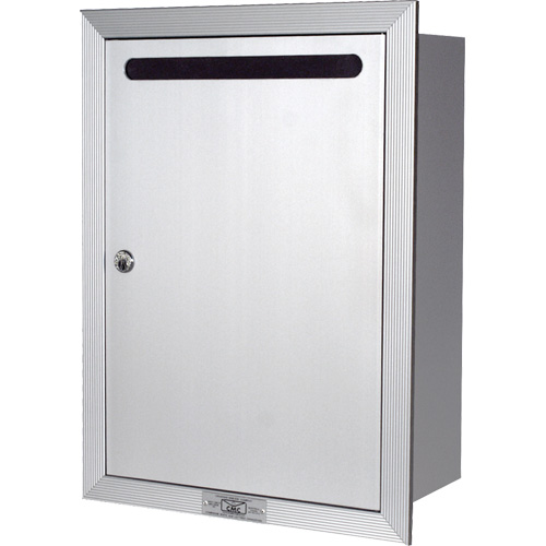 Recessed Collection Box, Wall -Mounted, 16-3/16" x 11-3/4", Aluminum Nassau Supply