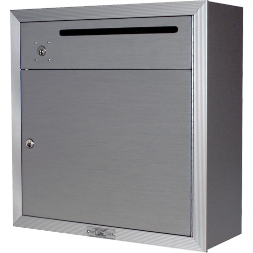 Boîte de collecte, Fixation En surface, 12-3/4" x 16-3/8", 2 portes, Aluminium Nassau Supply