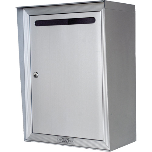 Collection Box, Wall -Mounted, 16-3/16" x 6-3/8", Aluminum Nassau Supply