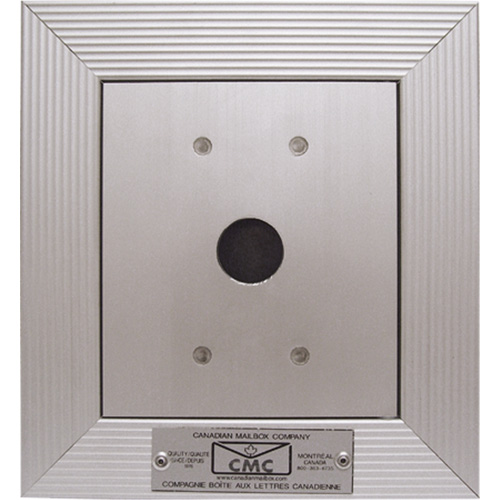 Full-Recessed Key Keeper Box, Wall -Mounted, 4-9/16" x 4", Aluminum Nassau Supply