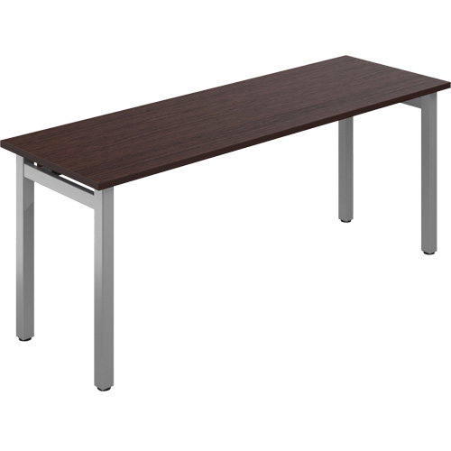 Table bureau Newland, 29-7/10" lo x 72" la x 29-3/5" h, Brun fonc&eacute; Nassau Supply