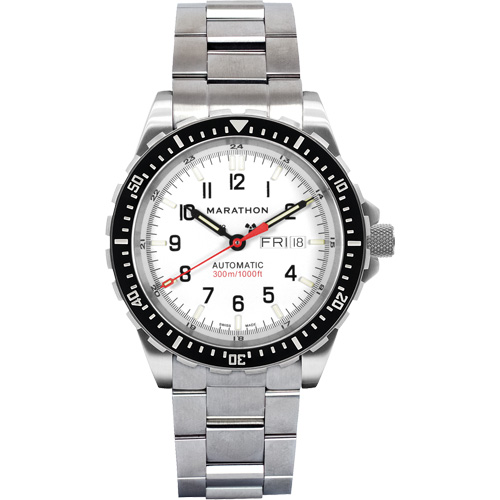 Arctic Edition Jumbo Day/Date Automatic with Stainless Steel Bracelet, Digital, Battery Operated, 46 mm, Silver Nassau Supply