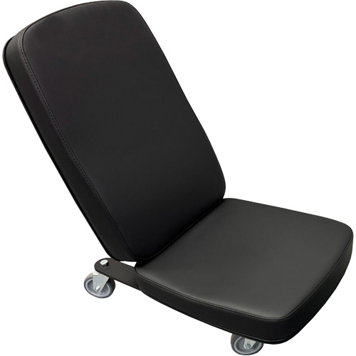 Mini chaise industrielle FLEX, Vinyle, Noir, Capacit&eacute; 280 lb Nassau Supply
