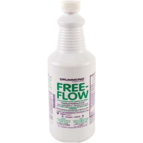 Drummond Free Flow Urinal Drain Opener and Odour Eliminator, 32 oz., Bottle Nassau Supply
