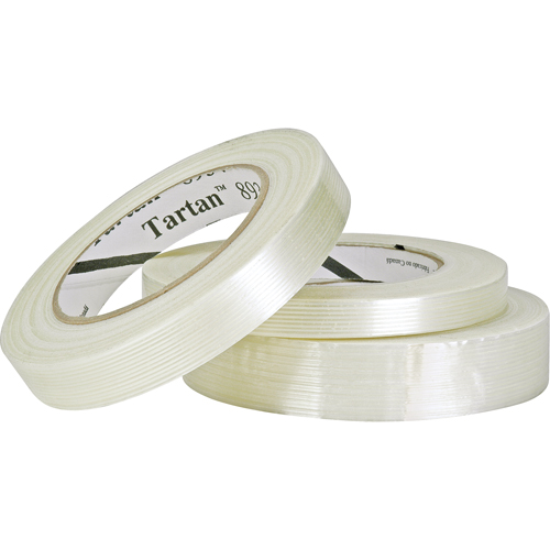 Tartan 8934 Filament Tape, 4 mils Thick, 12 mm (1/2") x 55 m (180')  Nassau Supply