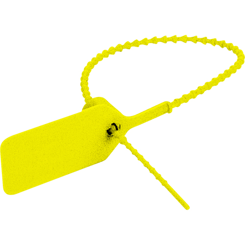 Pull-Tite II Embossed Security Seal – Sealed Do Not Remove, 9", Plastic, Pull-Through Nassau Supply
