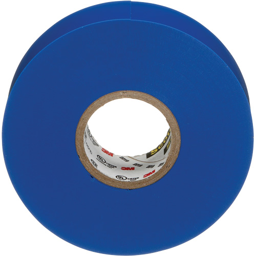 Scotch&reg; 35 Colour Coded Tape, 19 mm (3/4") x 20.1 m (66'), Blue, 7 mils Nassau Supply