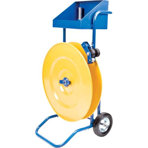 Distributeur de feuillards, Feuillard Polyester/Acier/Polypropyl&egrave;ne, Dia de noyau 16"/8", largeur de rouleau 3"/8"/6" Nassau Supply