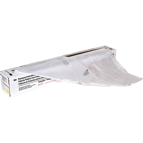Feuille de protection contre l'exc&egrave;s de projection, 400' lo x 12' la, Plastique Nassau Supply