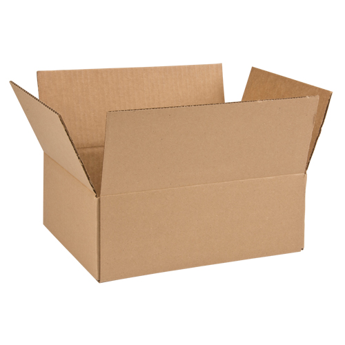 Boîte en carton ondul&eacute;, 12" lo x 10" la x 4" h Nassau Supply