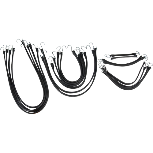 Ensembles d'attaches en caoutchouc, 9" Nassau Supply