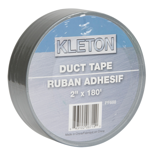 Utility Grade Duct Tape, 9 mils, Silver, 50 mm (2") x 55 m (180') Nassau Supply
