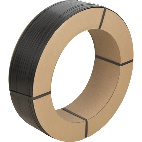 Feuillard, Polypropyl&egrave;ne, 1/2" la x 5600' lo, Noir, Calibre Manuel Nassau Supply