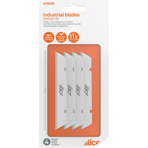 Slice Pointed Tip Finger-Friendly Replacement Blade, Single Style Nassau Supply
