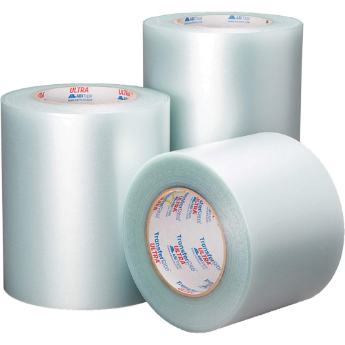 TransferRite&reg; Ultra Clear Tape, Polypropylene, 355.6 mm (14") W x 91.44 m (300') L, 3.9 mils Thick Nassau Supply
