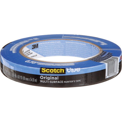 Ruban de peintre multi-surface ScotchBlue Original 2090, 18 mm (3/4") x 54,8 m (180'), Bleu Nassau Supply