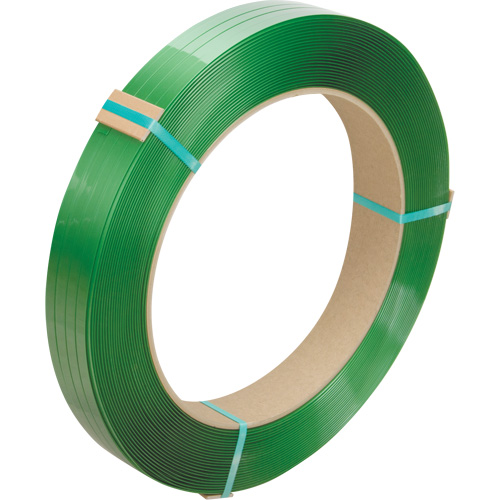 Feuillard, Polyester, 1/2" la x 3380' lo, Vert, Calibre Manuel Nassau Supply