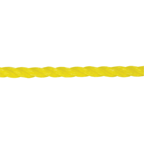 1/4" Braided Yellow Rope, Polypropylene, 1300' Nassau Supply