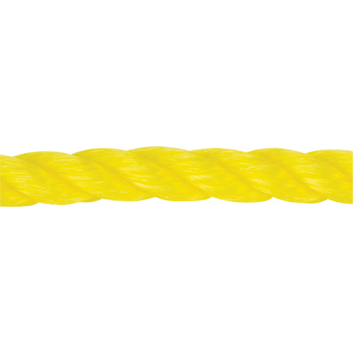 1/2" Braided Yellow Rope, Polypropylene, 335' Nassau Supply